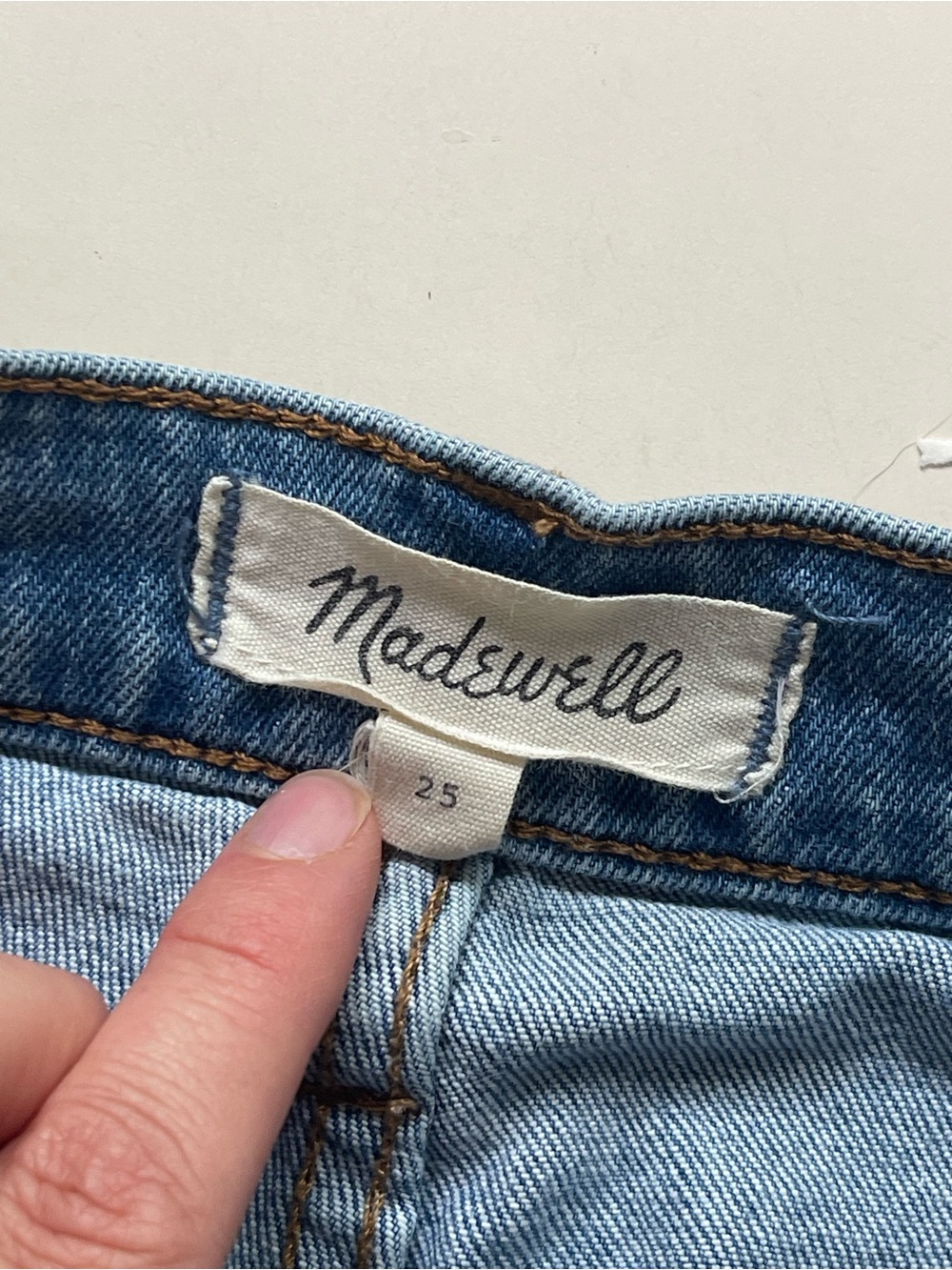 Madewell High-Rise Denim Shorts: Pieced Edition Size 25 - Picture 3 of 11